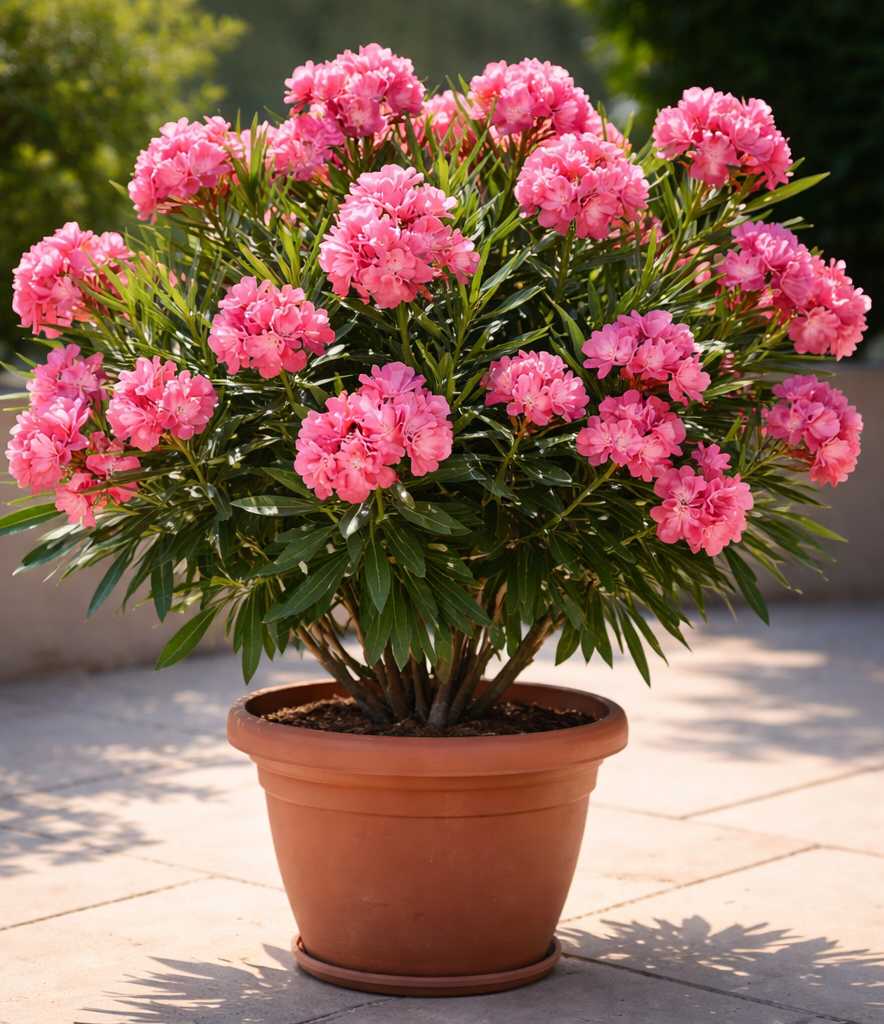 Oleander różowy pełny