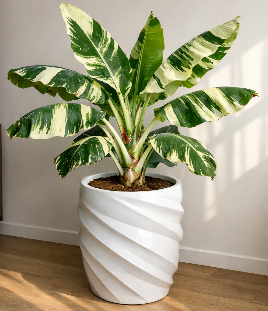 Roślina bananowa Musa Florida Variegata