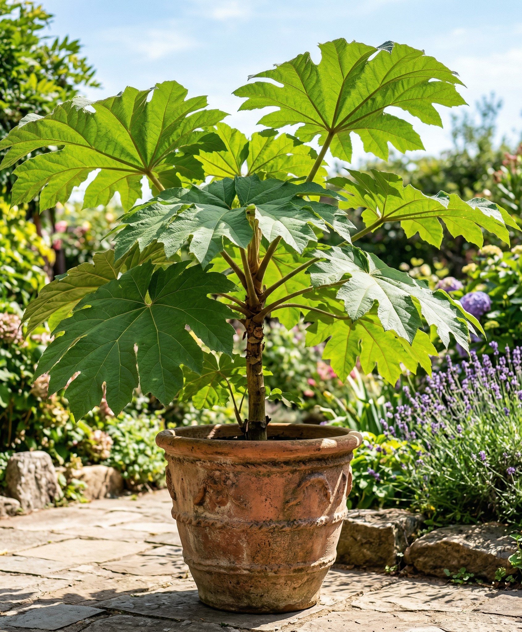 Tetrapanax papyrifera – Arálie papírodárná