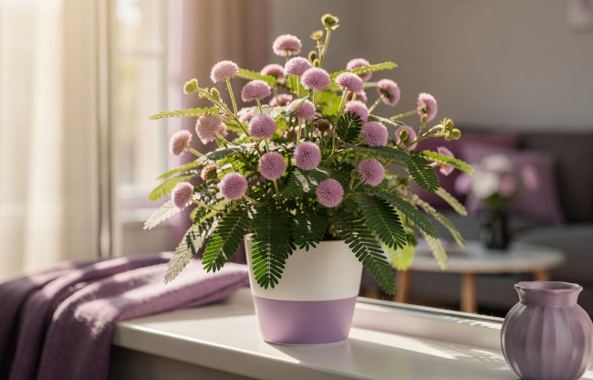 Wrażliwa - Mimosa pudica: Roślina, która czuje każdy dotyk